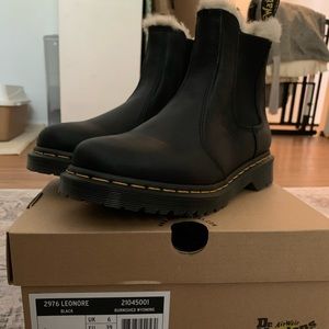 Dr Martens 2976 Faux Fur Chelsea Boot